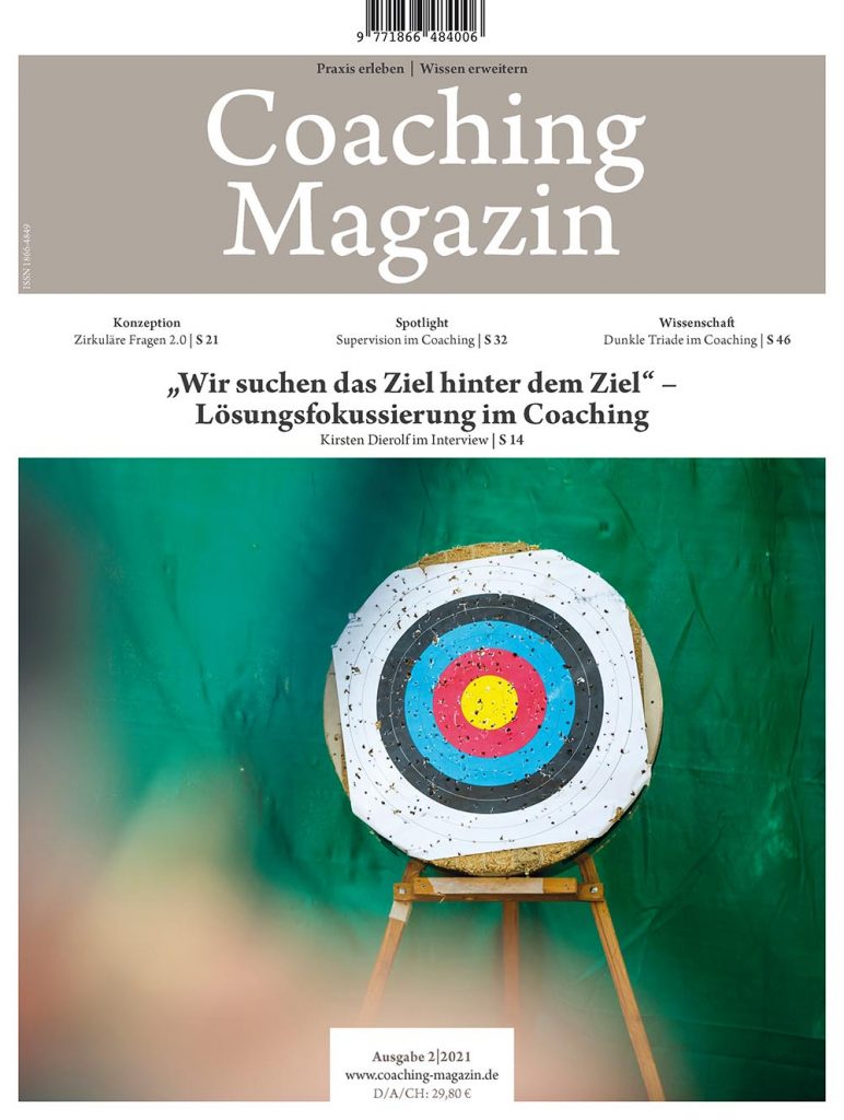 Das Coaching Magazin 2021-02. Abos gibt es für die Digital- und die Print-Ausgabe